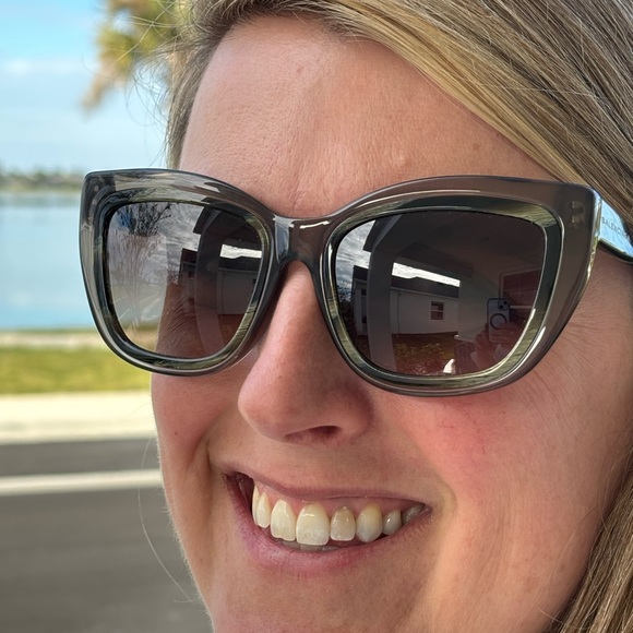 Balenciaga Dark Gray Cat eye sunglasses